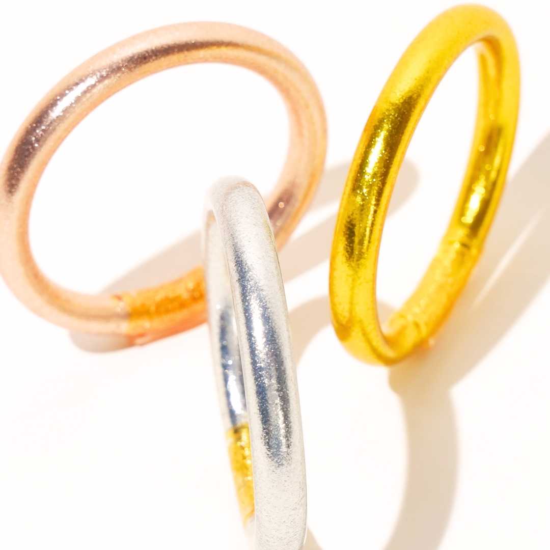 Gold Tzubbie All Weather Bangle® (AWB®) - Serenity Prayer | Bangle Bracelets for Women | BuDhaGirl