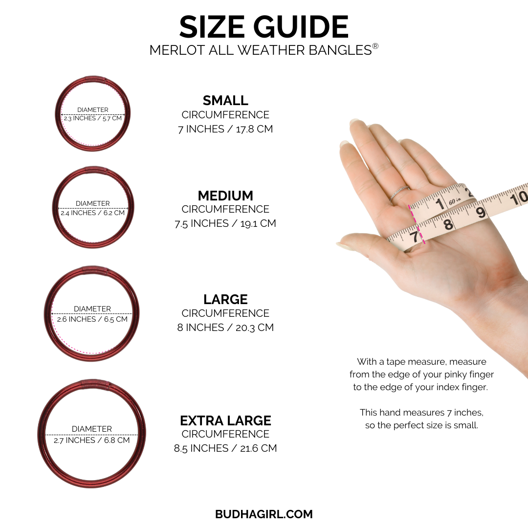 Merlot All Weather Bangles | BuDhaGirl