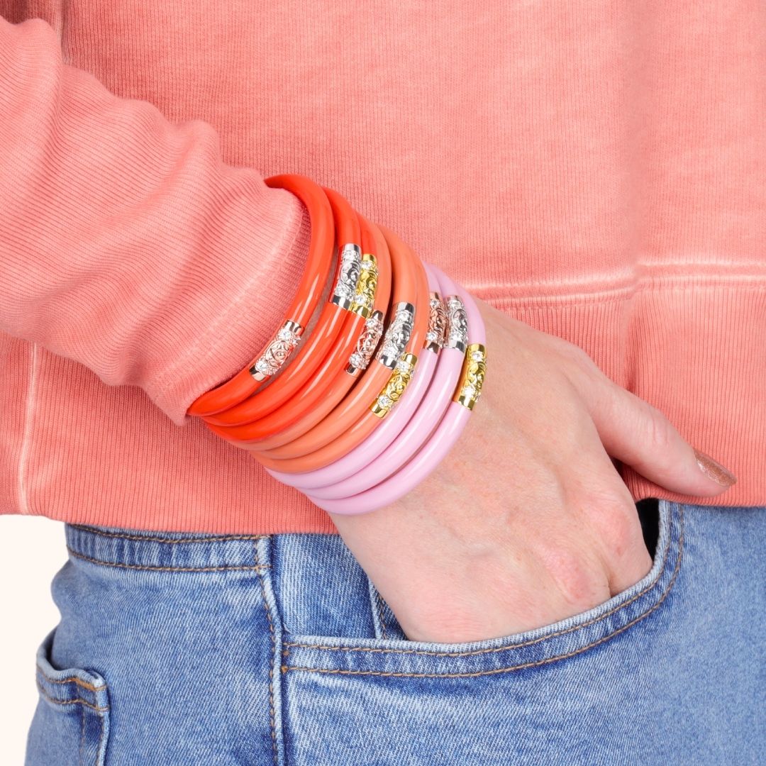 Three Kings All Weather Bangles® (AWB®) - Thai Tea | Bangle Bracelets for Women | BuDhaGirl